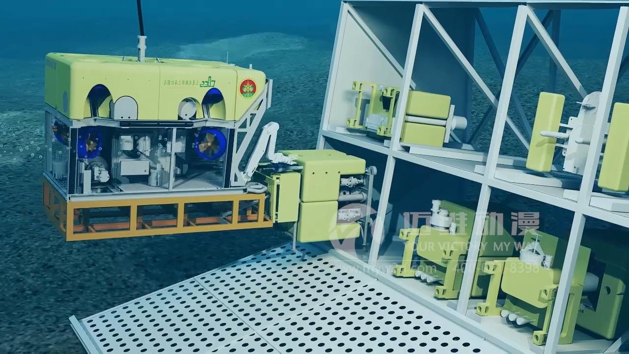 三維動(dòng)畫對打撈船只程展示(圖1) 三維動(dòng)畫對打撈船只程展示(圖1)