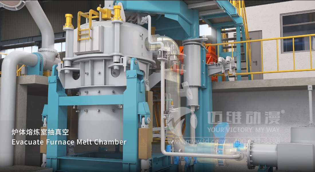 真空脫氣爐三維動(dòng)畫(huà)，讓冶金工藝流程展現(xiàn)更為直觀、安全、快捷(圖3)