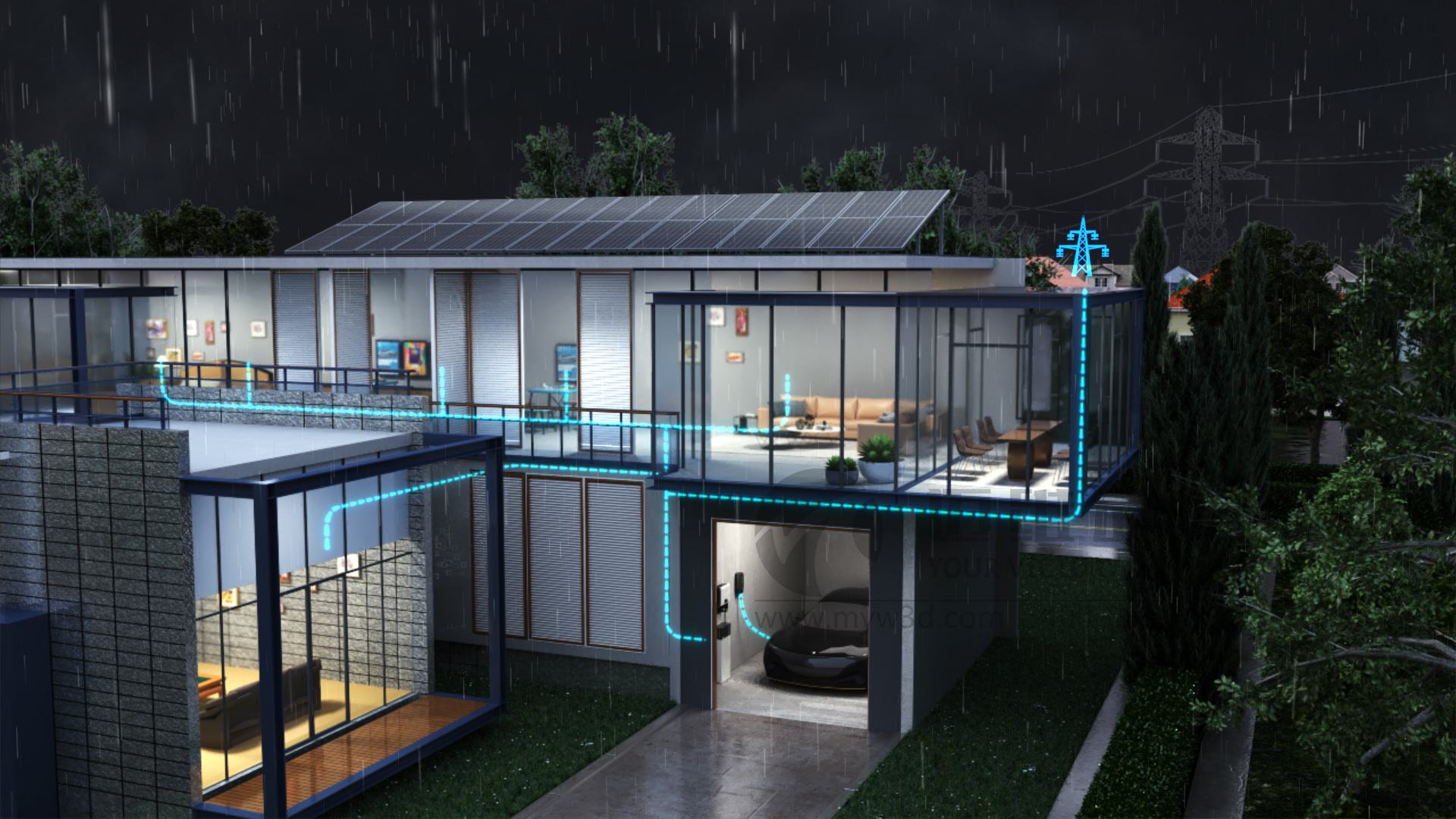 逆變器三維動畫具有哪些優(yōu)勢？為什么在光伏逆變器產(chǎn)品展示中受眾如此廣泛！(圖1)