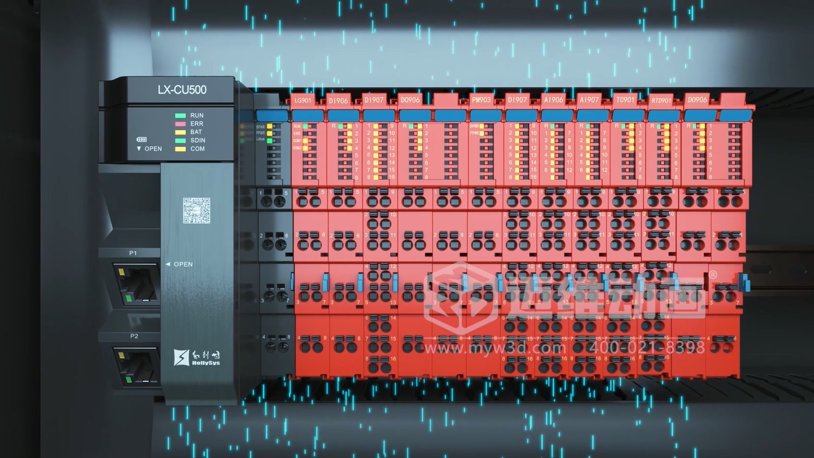 工業(yè)自動(dòng)化 3D 動(dòng)畫如何精準(zhǔn)呈現(xiàn)？邁維動(dòng)畫為可編程邏輯控制器打造爆款產(chǎn)品動(dòng)畫宣傳片(圖2)